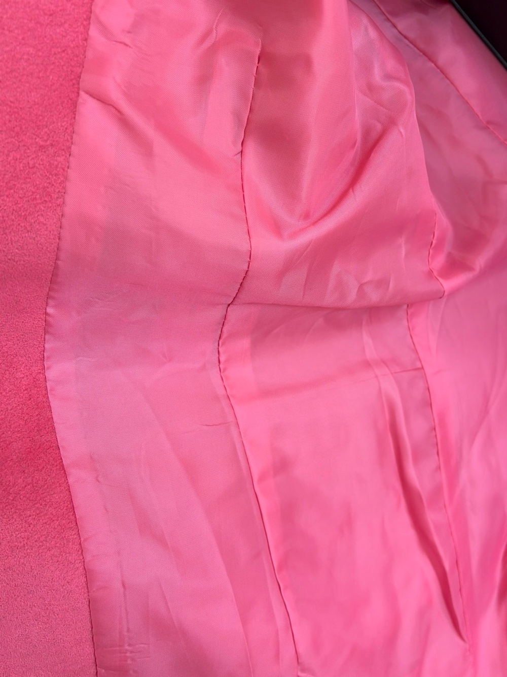 Vintage Pink Ultra Suede Single-Button Women's Blazer Jacket - Picture 8 of 11